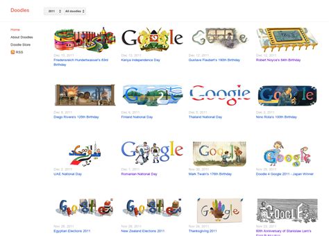 google doodle sites|GoogleDoodles .